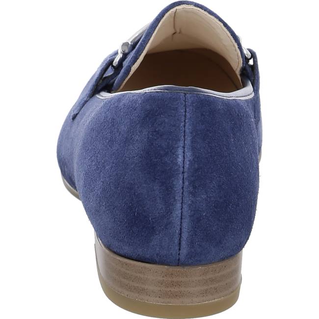 Mocassin Ara Kent Bleu Femme | ZJU-5142065