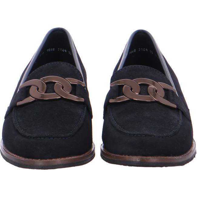 Mocassin Ara Kent Bleu Femme | VBK-3947333