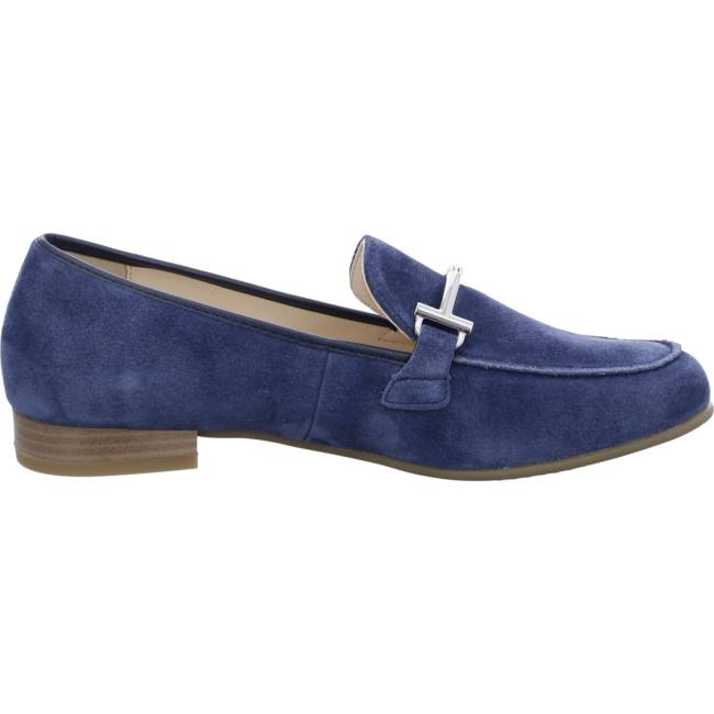 Mocassin Ara Kent Bleu Femme | ZJU-5142065