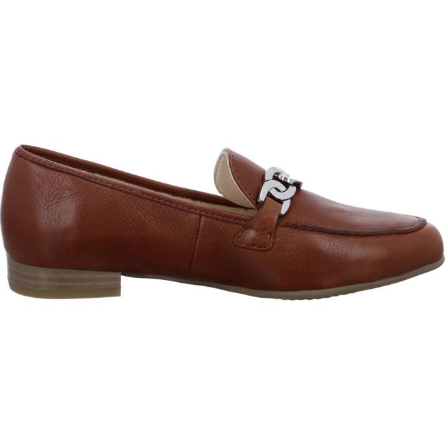 Mocassin Ara Kent Brandy Marron Femme | QAW-7287775