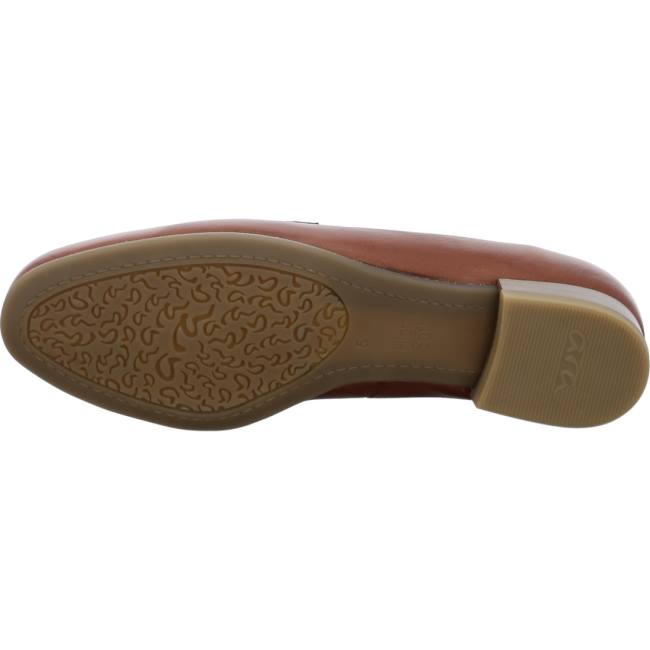 Mocassin Ara Kent Brandy Marron Femme | QAW-7287775