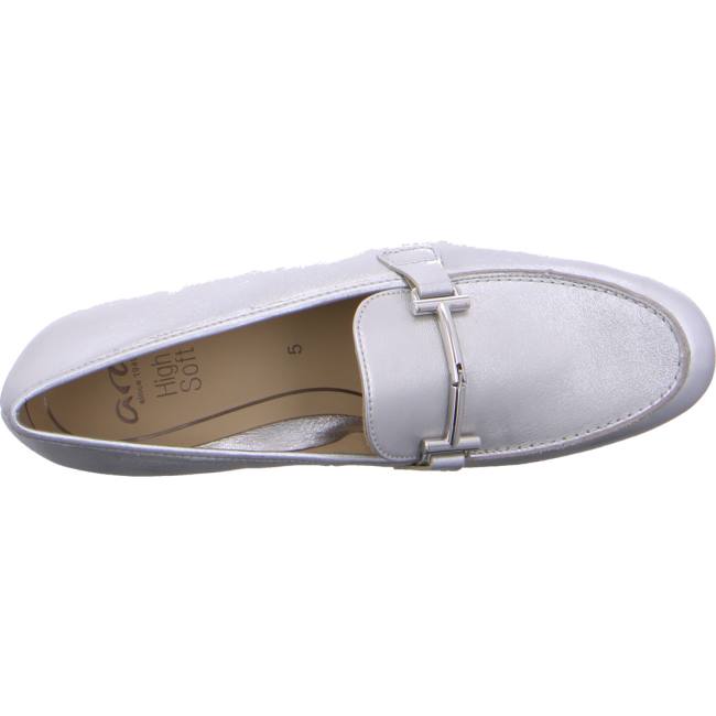 Mocassin Ara Kent Grise Femme | YQD-4043216