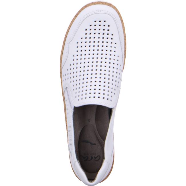 Mocassin Ara Gil Blanche Femme | UWJ-4938234