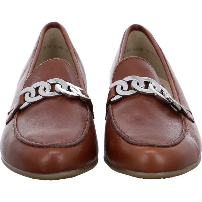 Mocassin Ara Kent Brandy Marron Femme | QAW-7287775