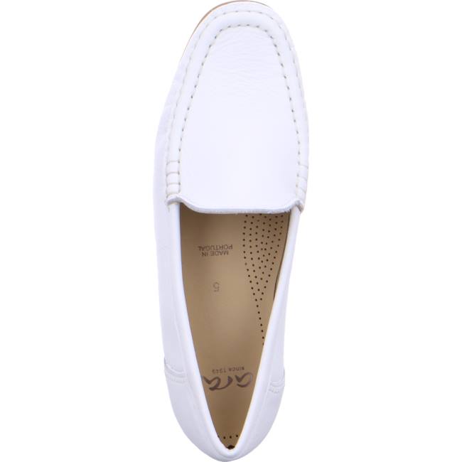 Mocassin Ara Atlanta Blanche Femme | EPX-7194774