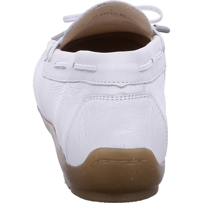 Mocassin Ara Alabama Blanche Femme | VZQ-8033484