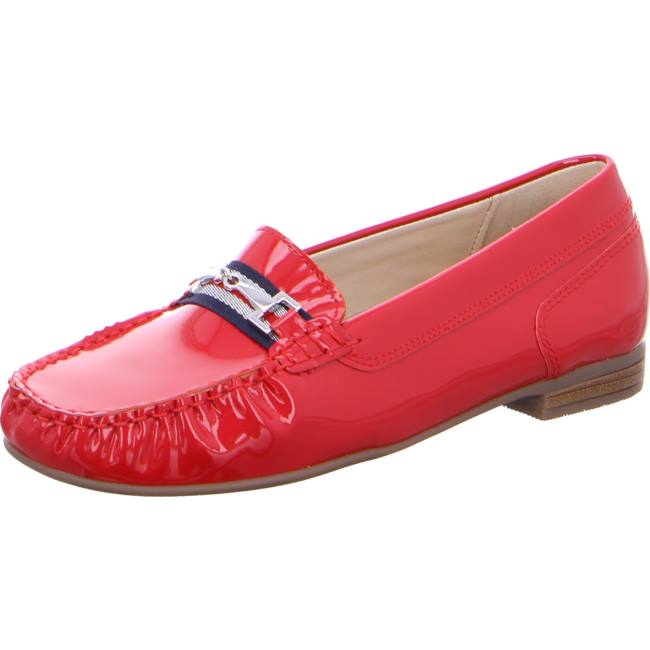 Mocassin Ara Alabama Rouge Femme | OYI-5494979