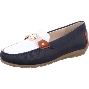 Mocassin Ara Alabama Bleu Femme | QOP-1666749