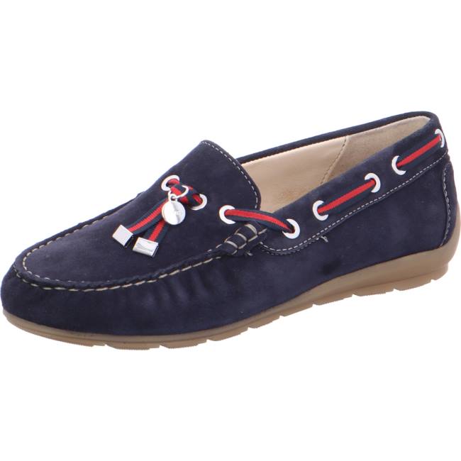 Mocassin Ara Alabama Bleu Femme | URV-9333639