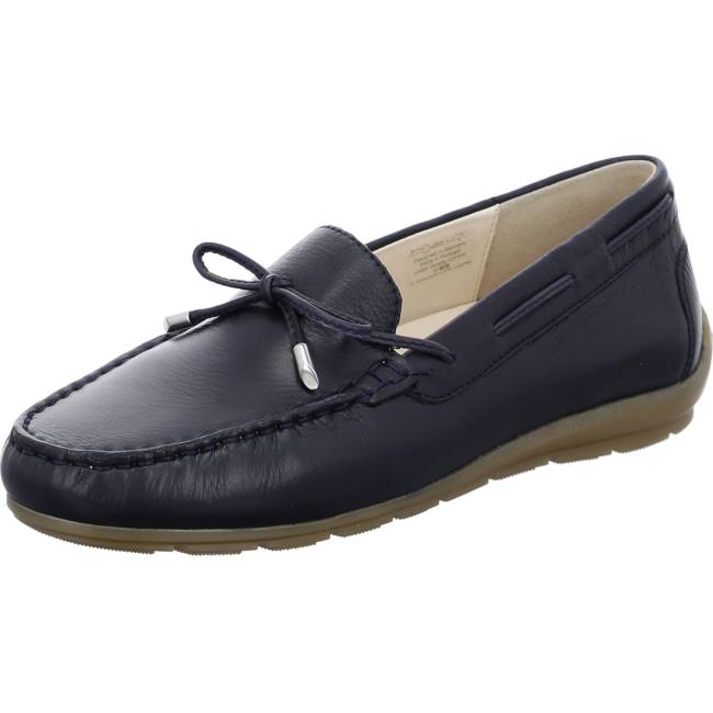 Mocassin Ara Alabama Bleu Femme | AKY-5591834