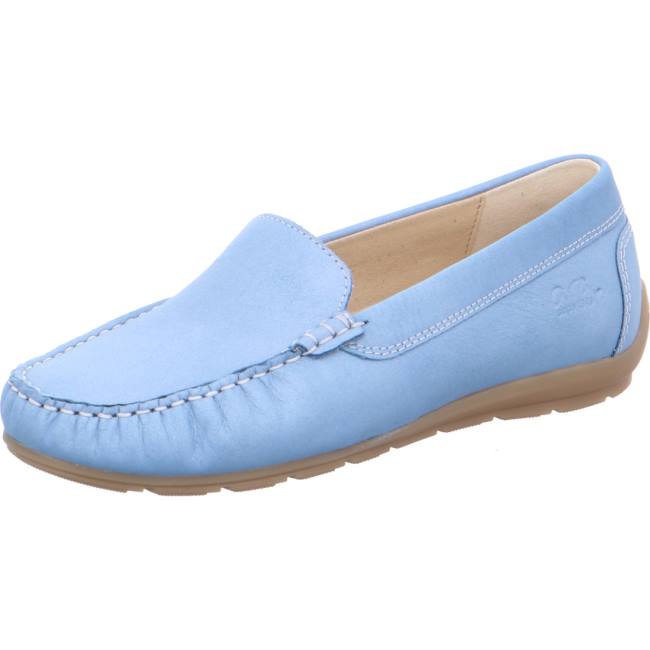 Mocassin Ara Alabama Bleu Femme | GXE-0546082