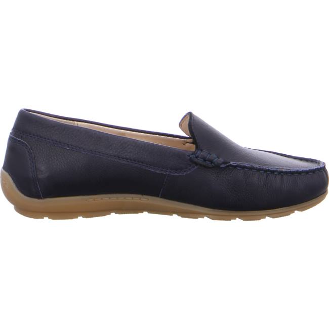 Mocassin Ara Alabama Bleu Femme | DWQ-9103445