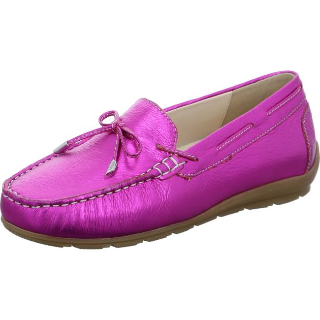 Mocassin Ara Alabama Pink Rouge Femme | BNP-3327889