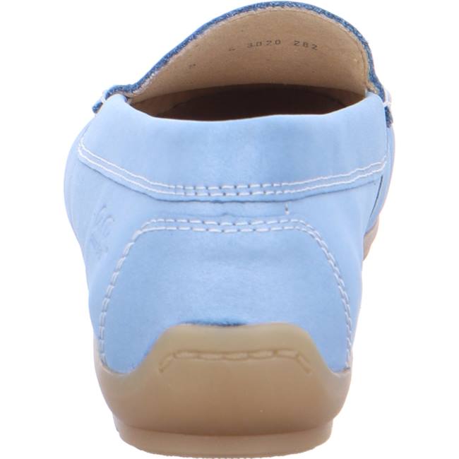 Mocassin Ara Alabama Bleu Femme | GXE-0546082