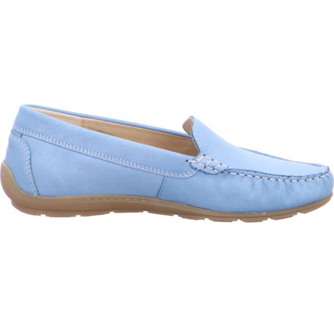 Mocassin Ara Alabama Bleu Femme | GXE-0546082