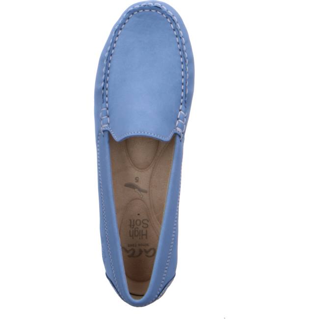 Mocassin Ara Alabama Bleu Femme | GXE-0546082