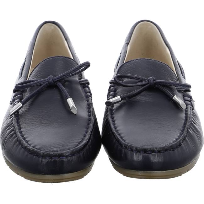 Mocassin Ara Alabama Bleu Femme | AKY-5591834