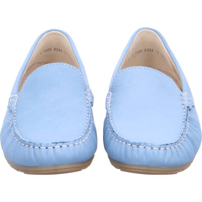 Mocassin Ara Alabama Bleu Femme | GXE-0546082