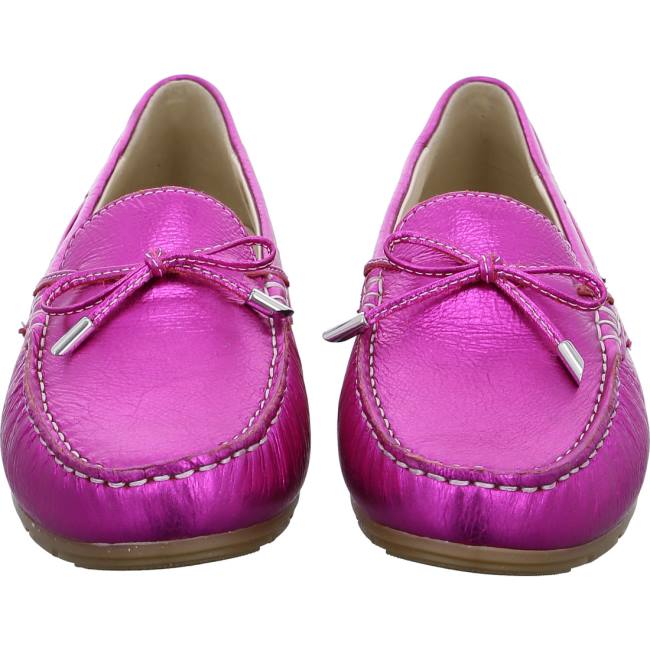 Mocassin Ara Alabama Pink Rouge Femme | BNP-3327889