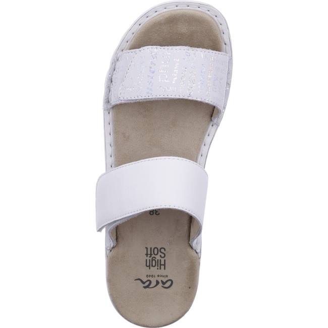 Mules Ara Tampa Blanche Femme | YXL-5901851