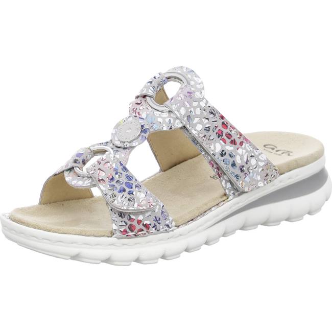 Mules Ara Tampa Sasso Argent Femme | TJI-2646459