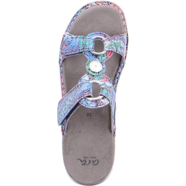 Mules Ara Tampa Bleu Femme | EBQ-7513848