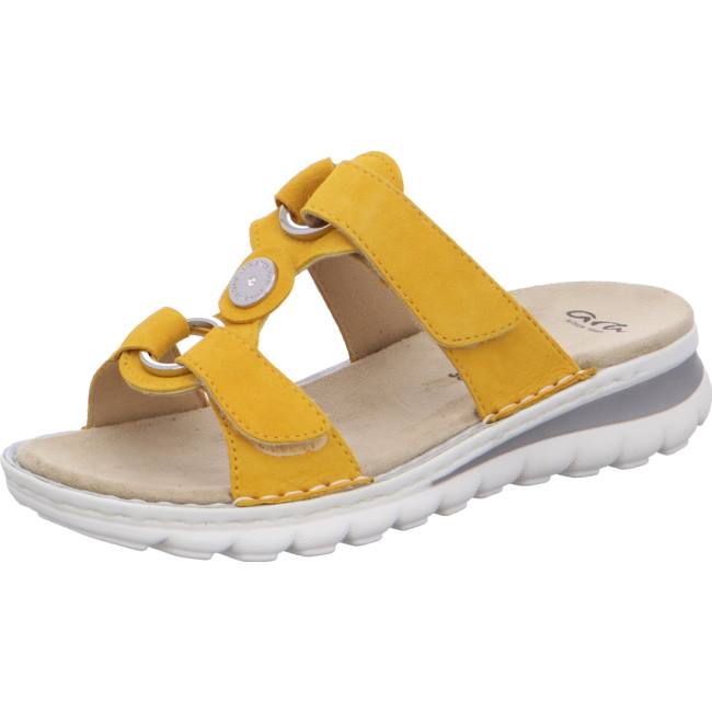 Mules Ara Tampa Sun Jaune Femme | YDF-1289171