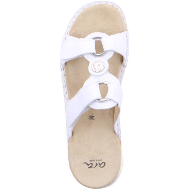 Mules Ara Tampa Bianco Blanche Femme | ROW-6873878