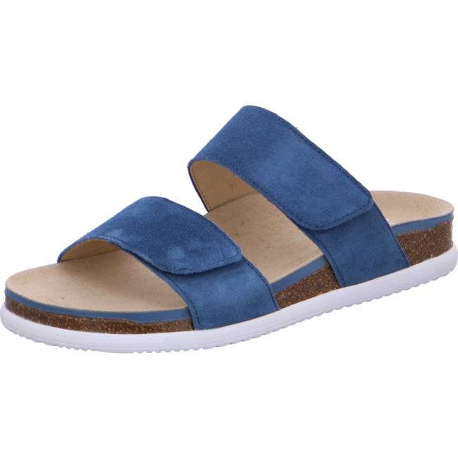 Mules Ara Sylt Capri Bleu Femme | RNG-7664523