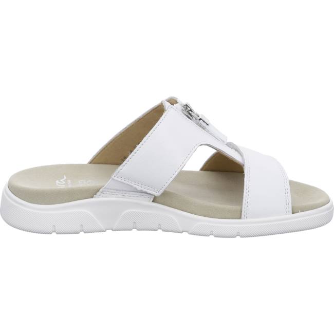 Mules Ara Rom-sport Blanche Femme | NXS-5518930