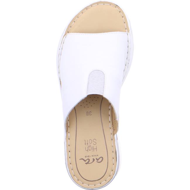 Mules Ara Sapporo Blanche Femme | QBS-0936950