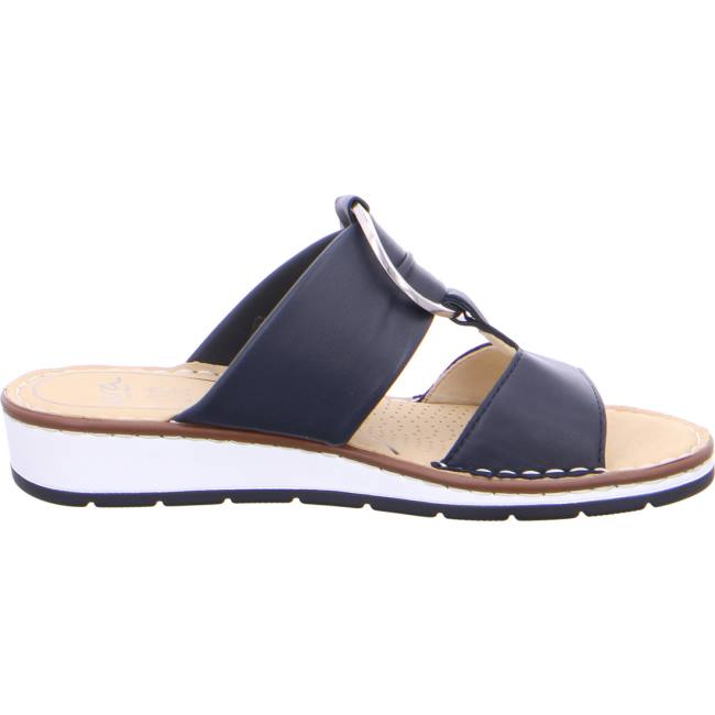 Mules Ara Positano Bleu Femme | MRU-7719180