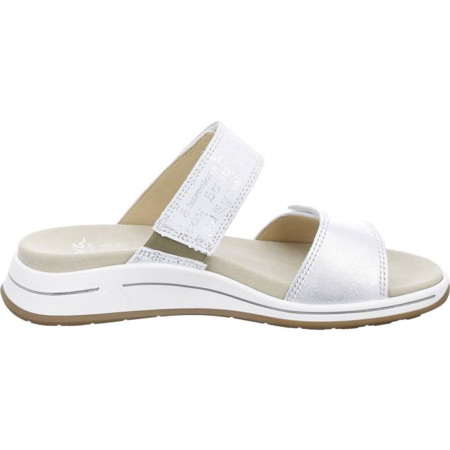 Mules Ara Osaka Blanche Femme | NTZ-5742647