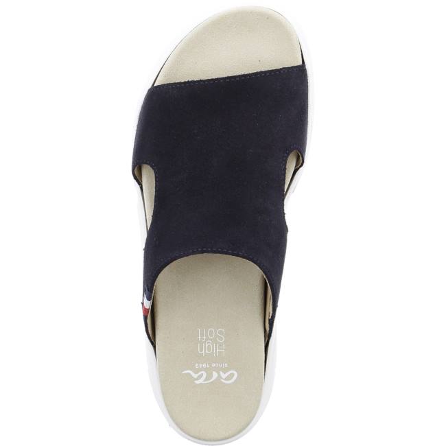 Mules Ara Rom-sport Bleu Femme | MRX-0491949