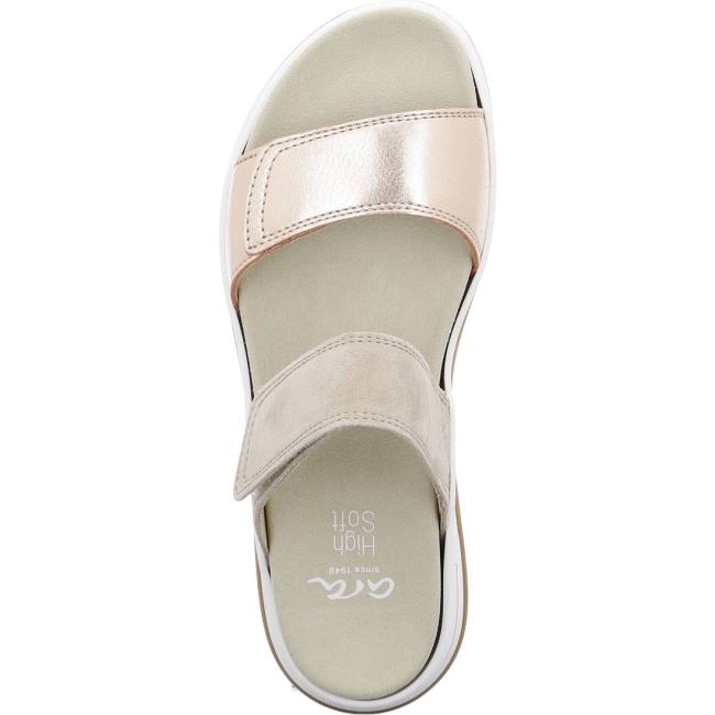 Mules Ara Osaka Beige Femme | RHD-4101167