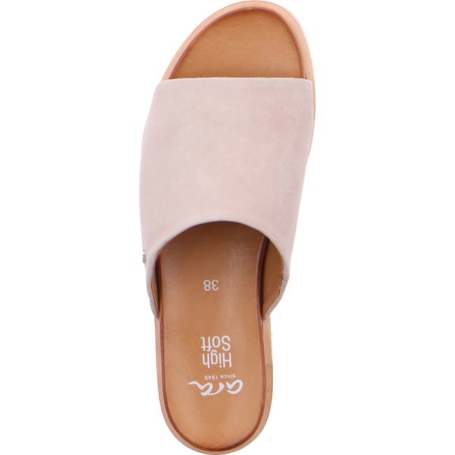 Mules Ara Kent Beige Femme | ZAH-4853750