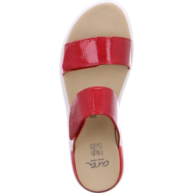 Mules Ara Ibiza Rouge Femme | BOD-2880034