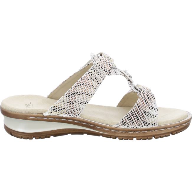 Mules Ara Hawaii Blanche Femme | DEE-9170767