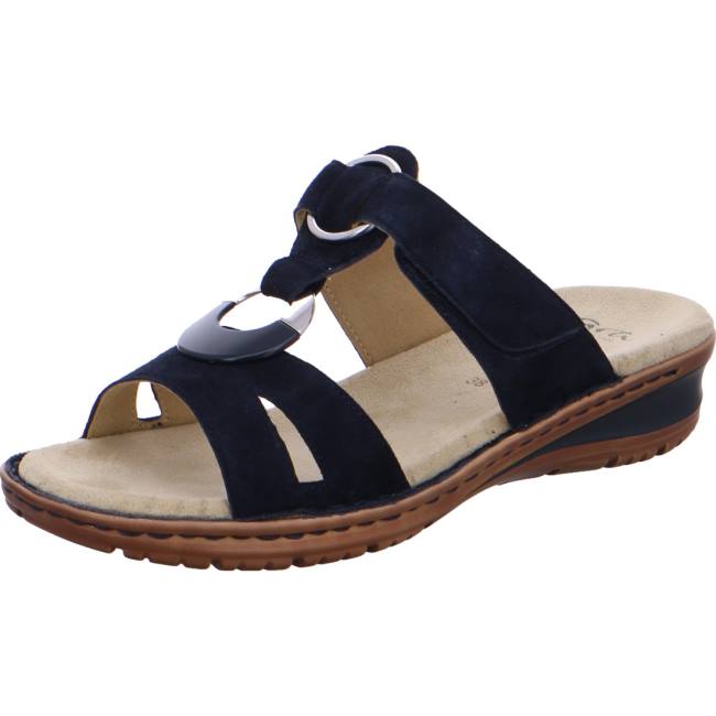 Mules Ara Hawaii Bleu Femme | BVU-2807229