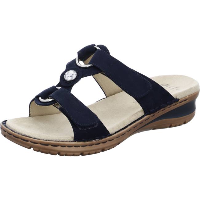 Mules Ara Hawaii Bleu Femme | AEB-2136041