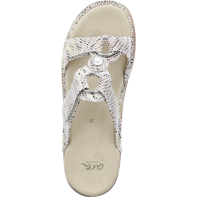 Mules Ara Hawaii Blanche Femme | DEE-9170767