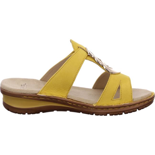 Mules Ara Hawaii Sole Jaune Femme | ZJU-2244556