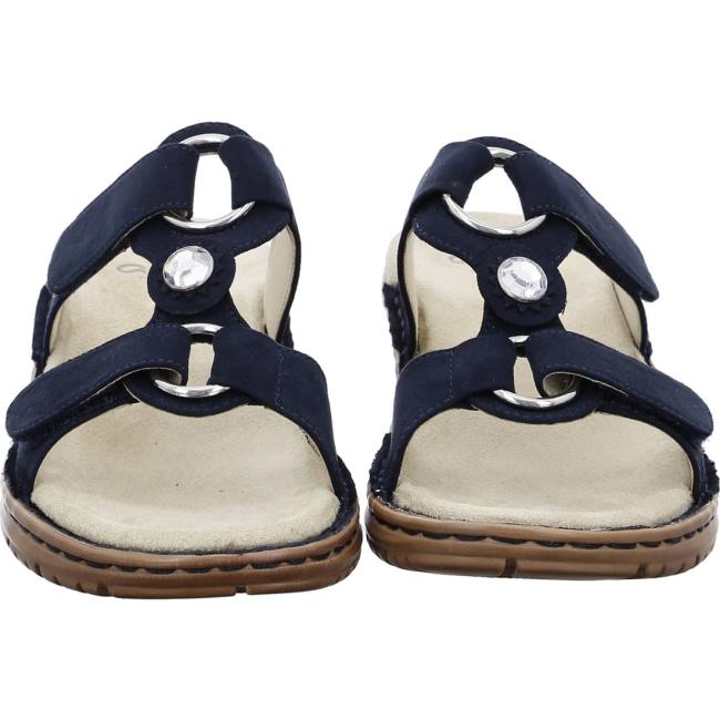 Mules Ara Hawaii Bleu Femme | AEB-2136041