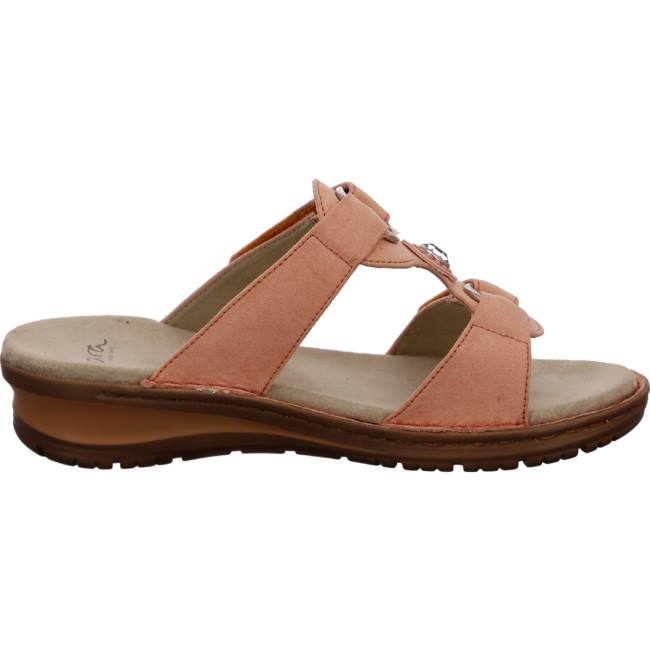 Mules Ara Hawaii Peach Rouge Femme | JAK-3583036