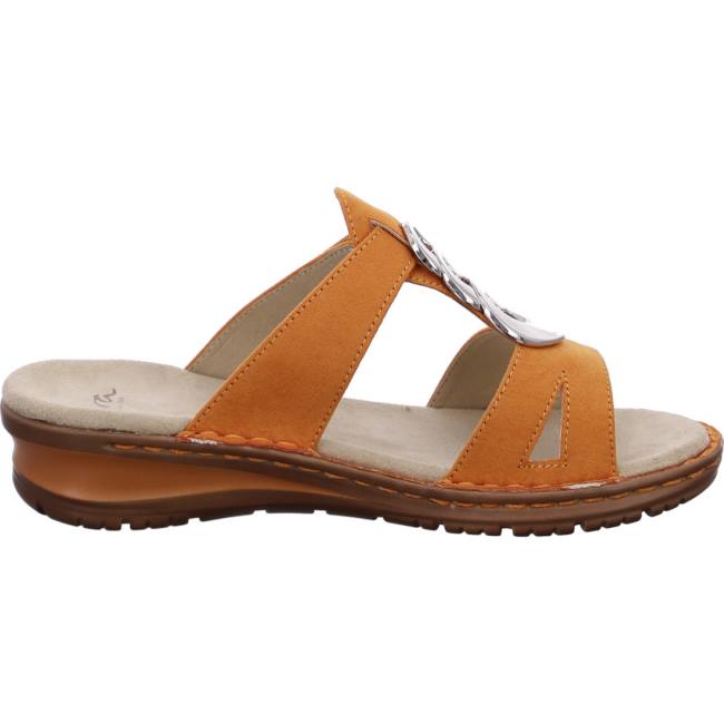 Mules Ara Hawaii Ochre Marron Femme | UNW-9365624