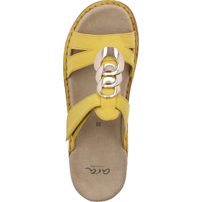 Mules Ara Hawaii Sole Jaune Femme | ZJU-2244556