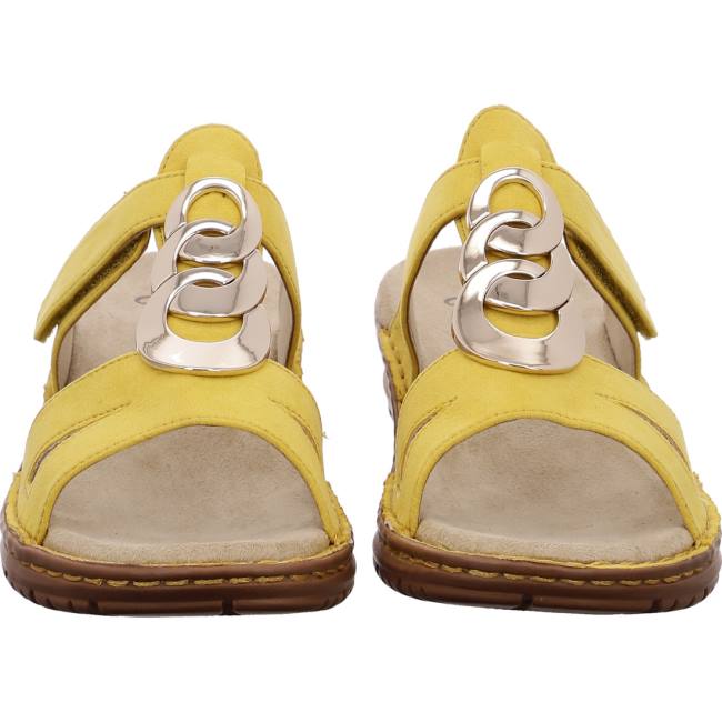 Mules Ara Hawaii Sole Jaune Femme | ZJU-2244556