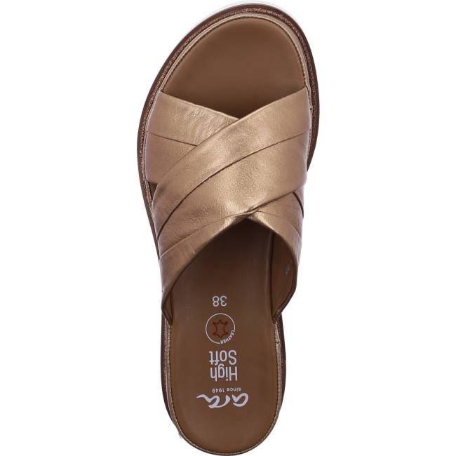 Mules Ara Dubai Whisky Marron Femme | ZHE-0227917