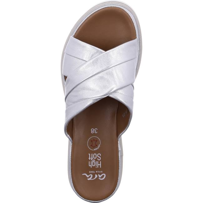 Mules Ara Dubai Grise Femme | DSH-8180343