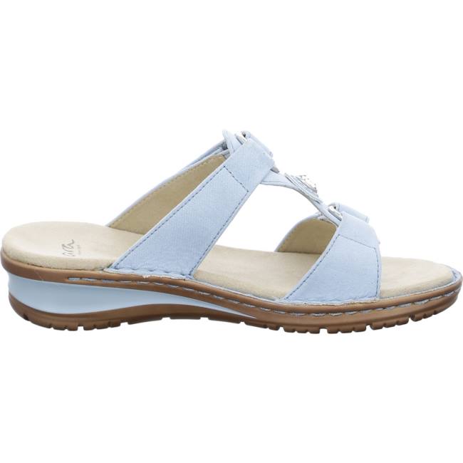 Mules Ara Hawaii Aqua Bleu Femme | LNL-6569921